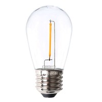 0,5W Led Lampe Kunststoff Filament 50Lm E27 Neutralweiss Led Lichtgirlande Birne