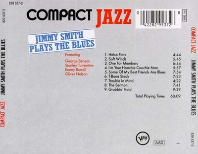 JIMMY SMITH (ORGAN) - JIMMY SMITH PLAYS THE BLUES NEW CD