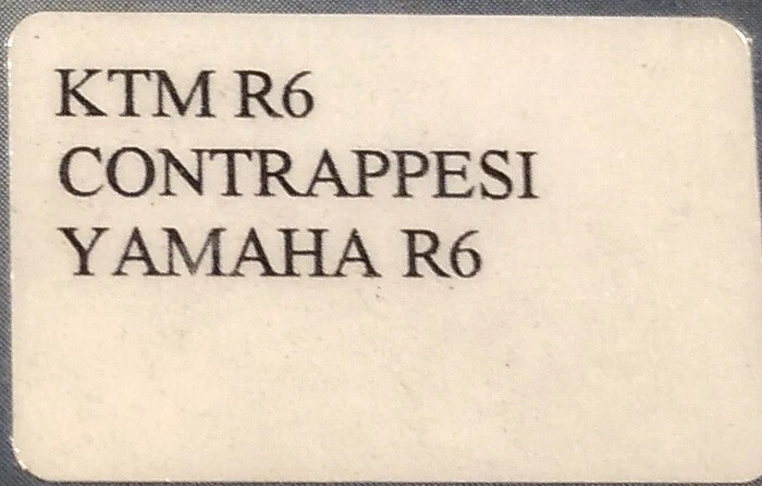 TERMINALI MANUBRIO YAMAHA R6 DAL 2000 AL 2005 ERGAL ARGENTO DELLA LIGHTECH KTMR6 - Immagine 4 di 4