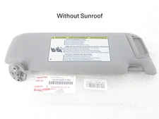 Genuine Toyota OEM 2012–2017 Camry Sun Visor Driver GRAY w/Mirror 74320-33F40-B0
