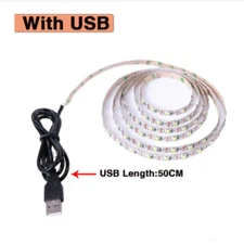5V USB Led Strip Light SMD 2835 50cm 1M 2M 3M 4M 5M White/Warm White/Red/Blue/Gr
