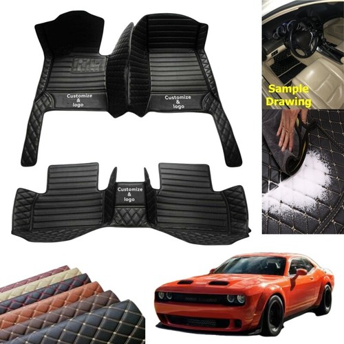 Custom For Dodge Car Floor Mats All Models Luxury Waterproof Car Rugs FloorLiner - Imagen 15 de 33
