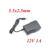12V 1A Power Supply Adapter AC/DC 5.5 x 2.5mm US Plug 1000mA 50pcs/lot Free ship