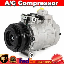 A/C AC Compressor W/ Clutch For Bmw X5 3.0L V6 2003 2004 2005 2006 Co 10837c USA