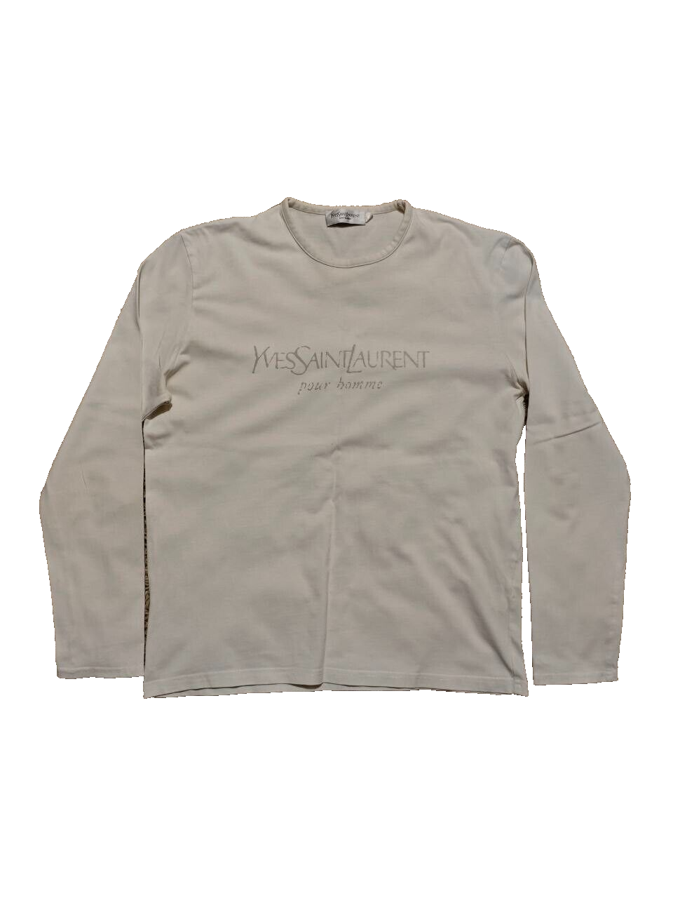 Manica lunga anni 90 Yves Saint Laurent vintage grande logo ortografico