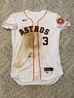 MLB Authenticated - Myles Straw 2021 Home Opening Day Game-Used Jersey — photo 5