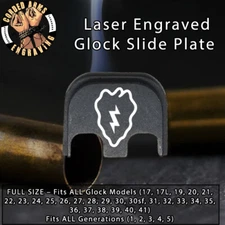 25th ID- Glock Rear Slide Plate Back Plate for Full Sized Glocks Gen 1-5