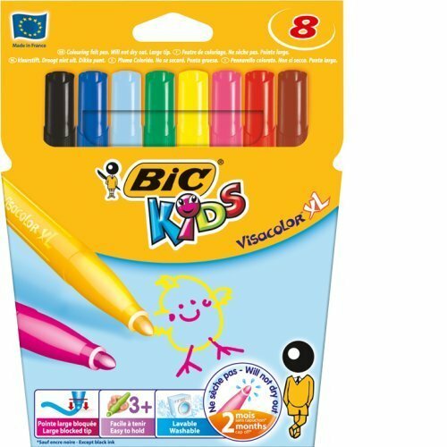 Фломастеры BIC 08цв кидс виза в к/к 829006/1073 (3270220010739)