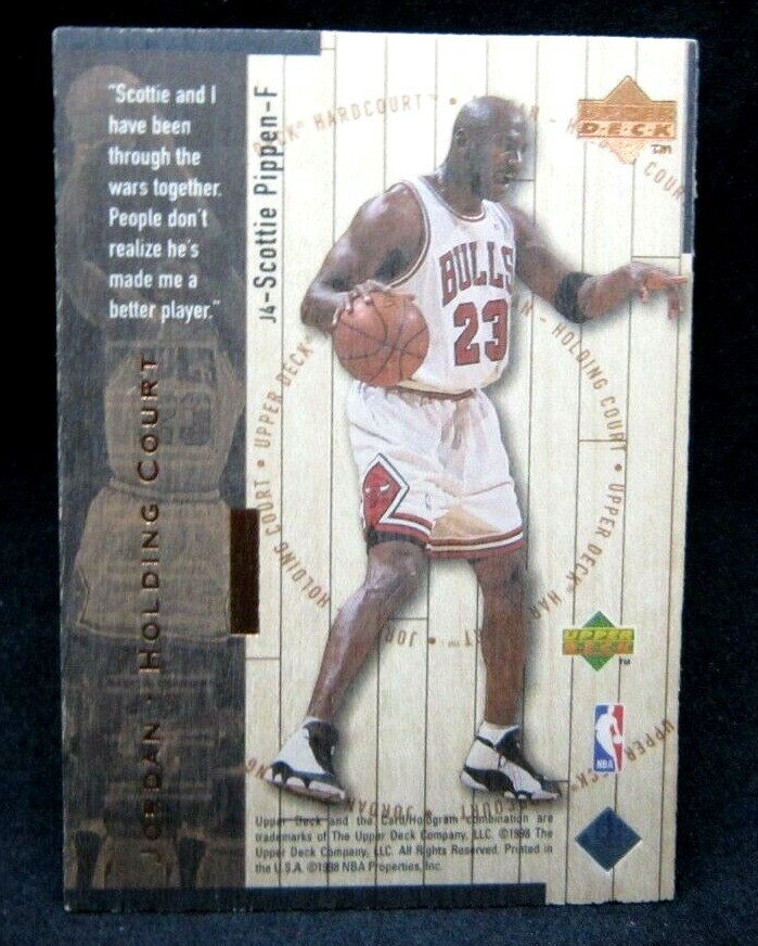 MICHAEL JORDAN/SCOTTIE PIPPEN 1998 HARDCOURT JORDAN HOLDING COURT