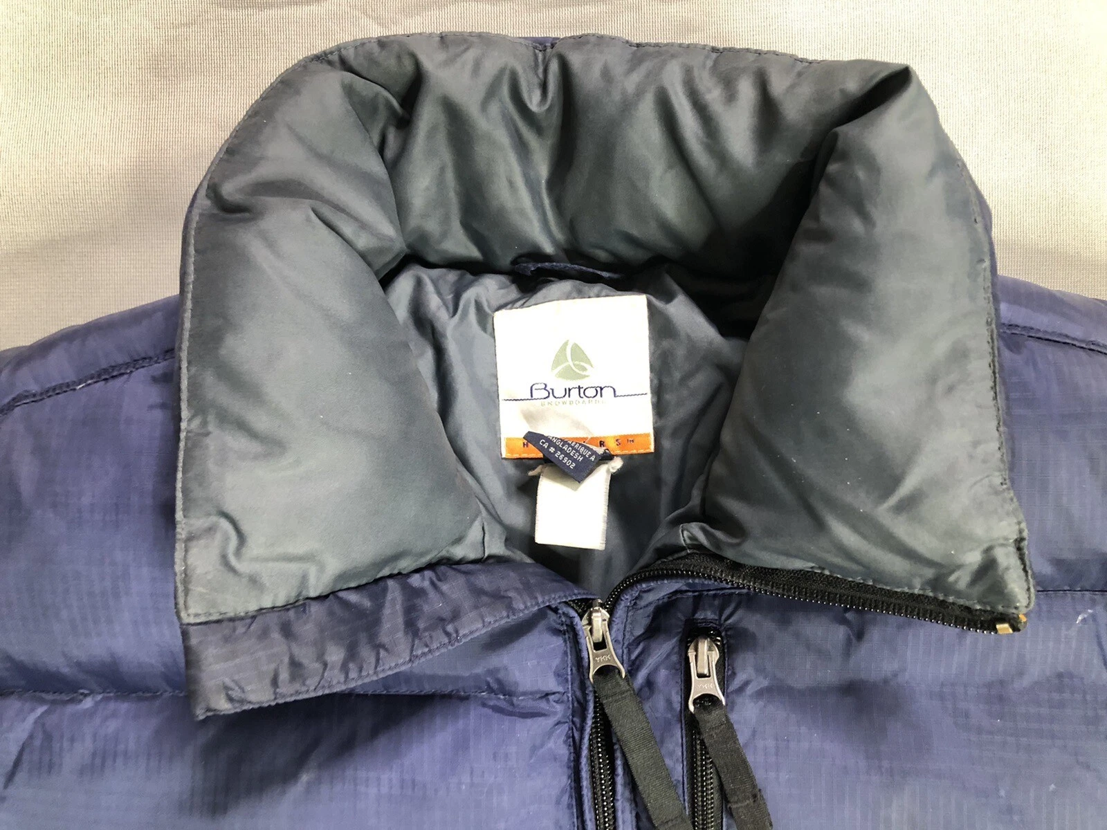 burton vintage heaters down puffer snowboard jacket
