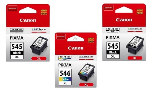 Genuine Canon PG545XL CL546XL, Ink Cartridges, PIXMA MG2450 Printer LOT - Picture 8 of 10