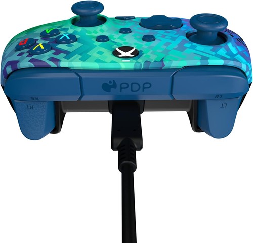 PDP REMATCH XBOX bedraad Controller GLITCH GROEN for Xbox Series X S, Xbox One, - Picture 4 of 8