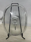 PYREX Corning Ware Glass Oval Replacement Lid DC 1 1/2 C Clear DC 1.5 C