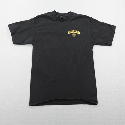 Original Lowrider Shirt Mens L Black Graphic Print Crew Neck