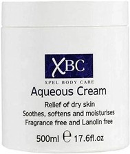 1 Pack XBC Aqueous Body Cream 500ml Soothing & Hydrating Emollient for Dry Skin