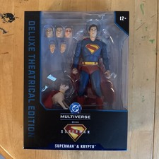 DC Multiverse Deluxe Theatrical Superman & Krypto 7 Figure McFarlane 2025 New