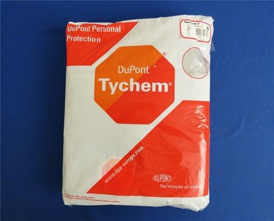 DuPont Overall Gr. XL Tychem  F CHA6 mit Füßlingen Kat 3 Typ 3,4,5+6 Schutzanzug
