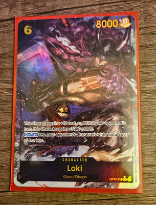 Loki ENGLISH OP17-119 SEC Alt Art Foil  One Piece