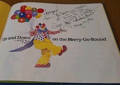 Up and down on the Merry-Go-Round by John Archambault -- SIGNED Hardcover