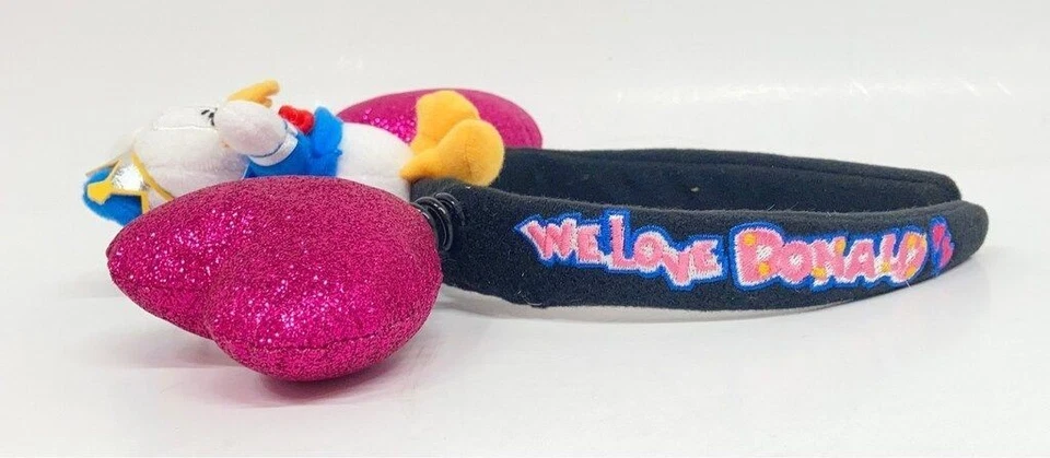 Palpalooza Donald Stirnband Ohren Herz Quacky Duck City Japan Tokyo Disney - Bild 4 von 4