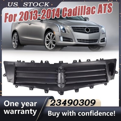 Front Bumper Air Deflector Grille Shutter 23490309 For 2013-2014 Cadillac ATS 