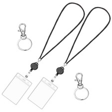 Work Cards Keeper Security Badge Holder Hanging Name School Id Cover