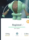 Pokémon Go-Shiny Registeel✨✨ -TRADE-Trade Registered Or 30 Days !