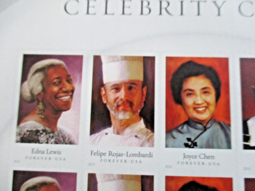 Scott #4922-26 Celebrity Chefs Sheet of 20 Forever Stamps MNH 2014 US ....SALE.. - Picture 2 of 5