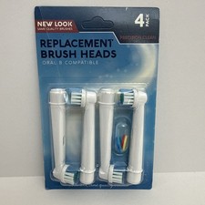 Replacement Brush Heads 4-Count Precision Clean Oral B Compatible