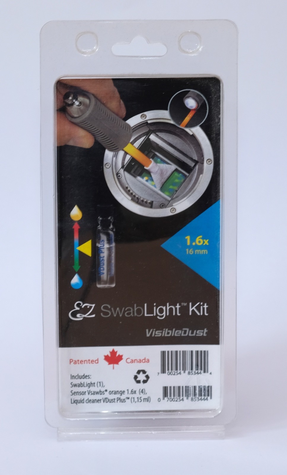Visible Dust Swab Light Sensor Cleaning Kit 1.6x Sensor VDust Plus TRACKED 48
