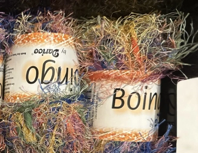 Lot of Eyelash & Novelty Yarn – Darice Boingo, La Bella, Mixed Colors - Image 2 of 3