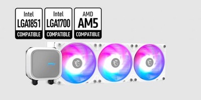 MSI MAG CORELIQUID A13 360 WHITE 2.4' IPS USB 2.0 pin header SATA 2 fans