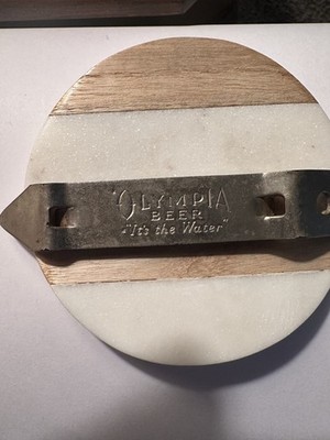 Vintage  Olympia Beer ''Its The Water'' Bottle & Can Opener Vaughn USA 4.25''