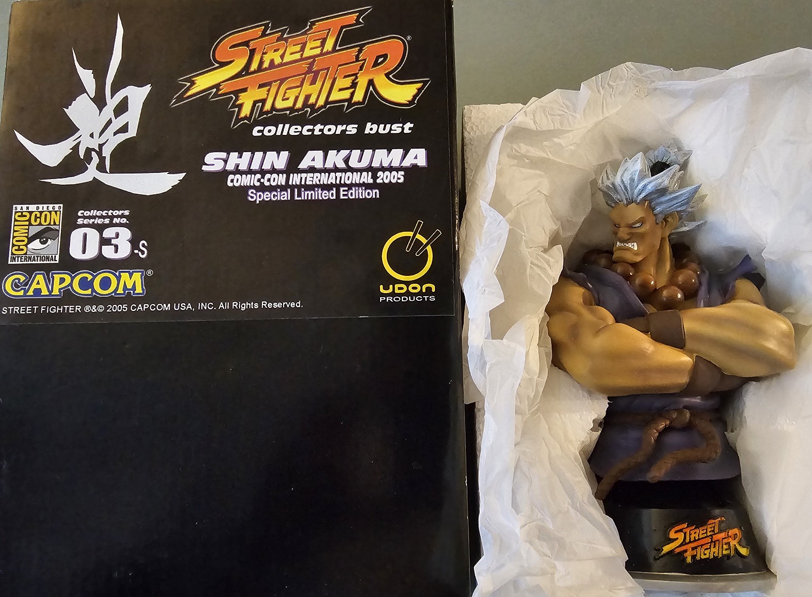 San Diego Comic Con Udon Capcom Street Fighter Shin Akuma 2005 edición limitada