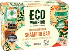 Eco Warrior Deeply Nourishing Shampoo Bar | Vegan Cruelty Free Natural 100g