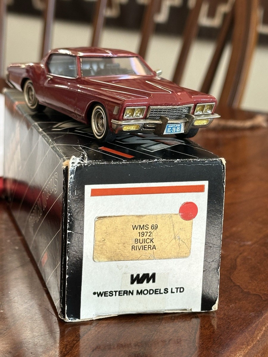 Western Models(1/43)1972 Buick Riviera(WMS69)For “Small Wheels