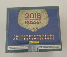 FIFA World Cup 2018- Panini 2018 Russia Factory Sealed Box (104 Packs) Mbappe RC