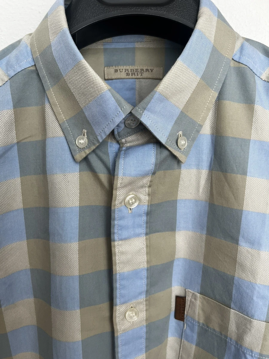 Mens Burberry Brit Shirt In Men's Casual Shirts for sale | eBay