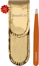 Slant Tip Eyebrow Tweezer for Women  Men   Stainless Steel Tweezers, Stocking S