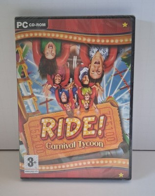 Ride Carnival Tycoon (PC, 2007) PC Game CD ROM NEW SEALED