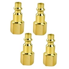1/4 Inch Air Hose Fittings Kit - 4 Pcs Female Thread Quick 1/4-Inch Inner teeth