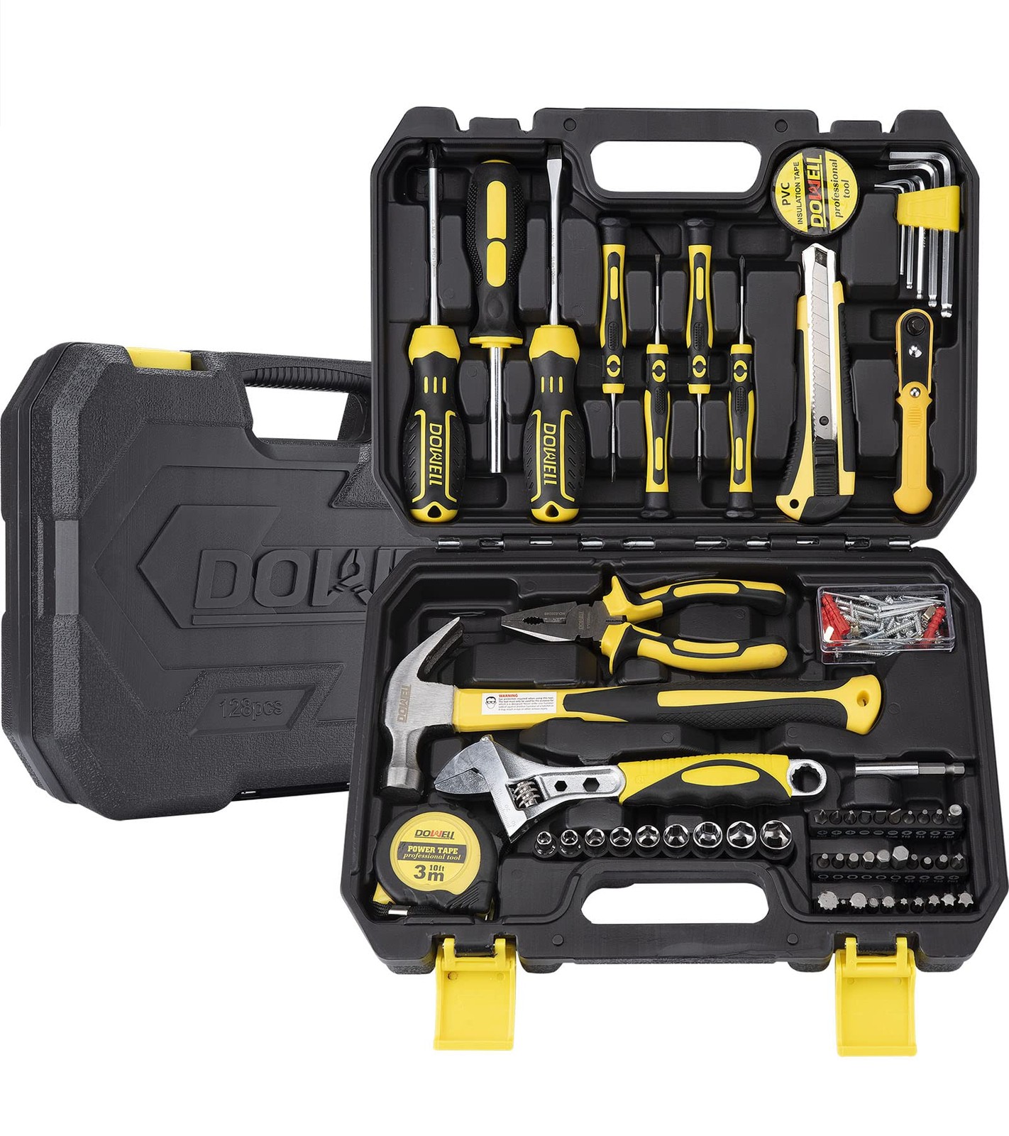 New DOWELL Tool Set Auto Repair Household Kit with Socket, Wrench, Screwdriver