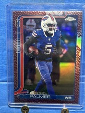 2025 Topps Chrome Joshua Palmer Football pig skin  Bills Star