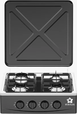 Copertura Per Piano Cottura In Bambù 76x56 Cm - Tagliere Multiuso Per Cucina E Camper, Copri Fornelli A Gas