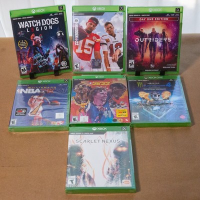 7 games for XBOX One, Series X bundle, NBA 2K Madden NFL Legion Brand NEW Sealed