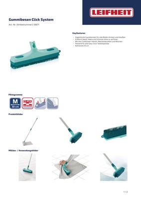 LEIFHEIT Gummibesen Click-System
