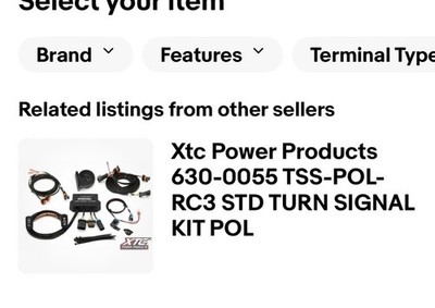 Xtc Power Products 630-0055 TSS-POL-RC3 STD TURN SIGNAL KIT POL