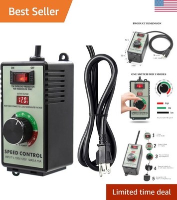 Professional AC Motor Speed Controller 4000W with Overload Safety System & LED