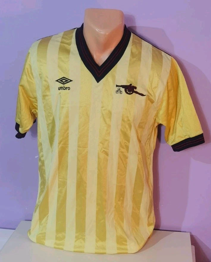 Maillot De Football Domicile Arsenal Londres 1982/1984 Umbro - Taille S Adulte - Très Bon état
