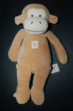 MiYim Simply Organic Monkey Tan Stuffed Plush Tan 11" Toy Monkey 2008 HS902